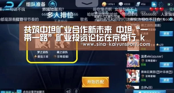 共筑中坦矿业合作新未来 中坦“一带一路”矿业投资论坛在京举行_kaiyun(图2) kaiyun官方